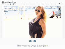 Tablet Screenshot of nestingdays.com